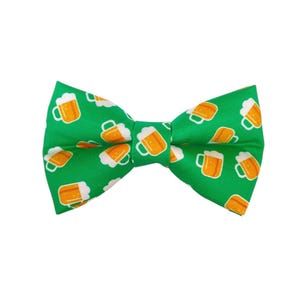 St. Patricks Day Dog Collar Bowtie, Bowtie for Dogs, Dog Bowtie, Bowtie for Dog Collars, Dog Collar Accessories by Duke & Fox®