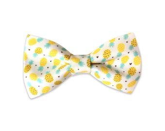 Pineapple Dog Collar Bow Tie, Bow Tie for Dogs, Dog Bow Tie, Bow Tie for Dog Collars, Dog Collar Accessories by Duke & Fox®