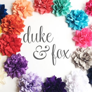 Flower for Dog Collar, 3 inch Dog Collar Flower, Dog Collar Flower, Collar Flower, Dog Collar Accessory, Duke & Fox Collar Flower