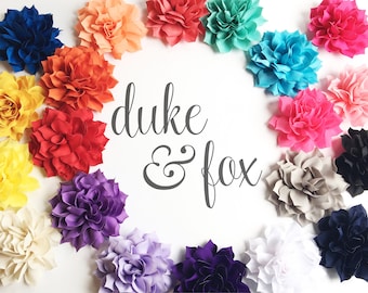 Flower for Dog Collar, 3 inch Dog Collar Flower, Dog Collar Flower, Collar Flower, Dog Collar Accessory, Duke & Fox Collar Flower