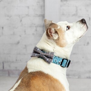 Scottish Plaid Dog Collar Bow Tie, Bow Tie for Dogs, Dog Bow Tie, Bow Tie for Dog Collars, Dog Collar Accessories by Duke & Fox®