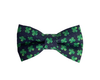 St. Patrick’s Day Dog Collar Bow Tie, Bow Tie for Dogs, Dog Bow Tie, Bow Tie for Dog Collars, Dog Collar Accessories by Duke & Fox®