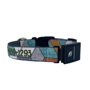 Fi Series 3+ and Fi Series 3 Compatible Dog Collar, Embroidered Fi Series 3/3+ Dog Collar, Fi Component must be purchased from Fi