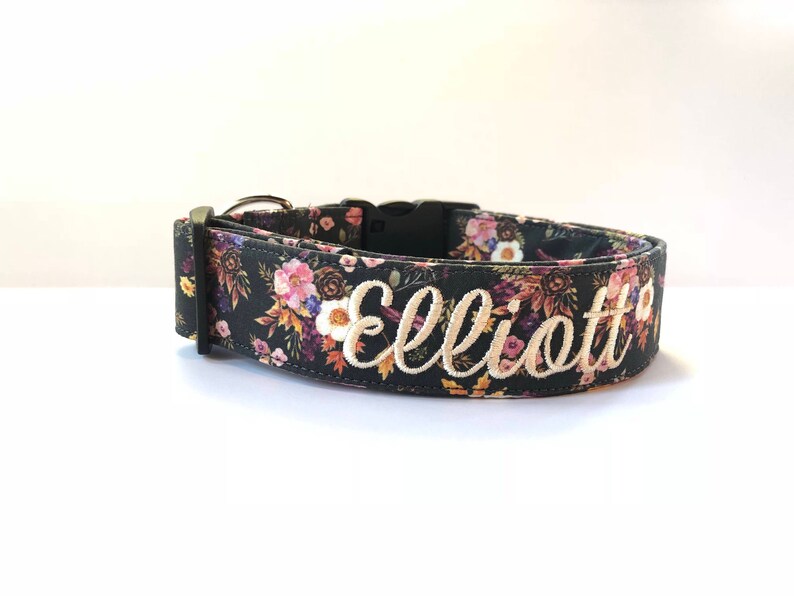 Engraved Dog Collar Engraved Buckle Dog Collar Personalized Etsy