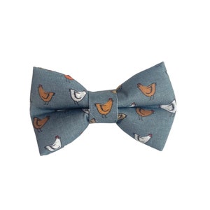 Chicken Dog Collar Bow Tie, Bow Tie for Dogs, Dog Bow Tie, Bow Tie for Dog Collars, Dog Collar Accessories by Duke & Fox®