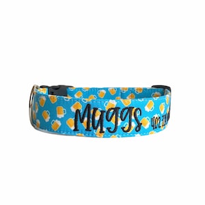 Oktoberfest Hundehalsband, Hundehalsband gestickt, Hundehalsband gestickt, deutsches Hundehalsband, Halsband, Bier Hundehalsband, Bier Hundehalsband