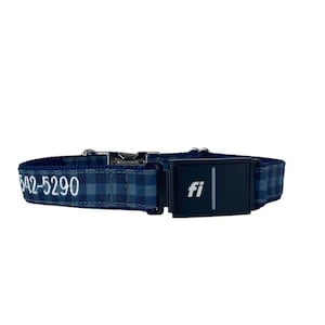 Fi Series 3+ and Fi Series 3 Compatible Dog Collar, Embroidered Fi Series 3/3+ Dog Collar, Fi Component must be purchased from Fi