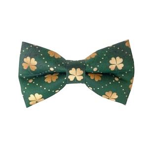 St. Patrick&#39;s Day Dog Collar Bow Tie