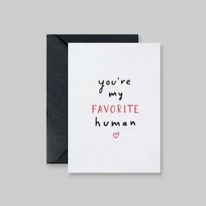 Eres mi favorita, tarjeta imprimible, tarjeta en blanco, tarjeta de aniversario, tarjetas descargables, tarjeta imprimible de San Valentín