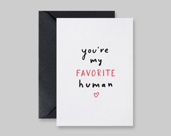 You Are My Favorite, Card Printable, Blank Card, Anniversary Card, Downloadable Cards, Valentine Printable Card