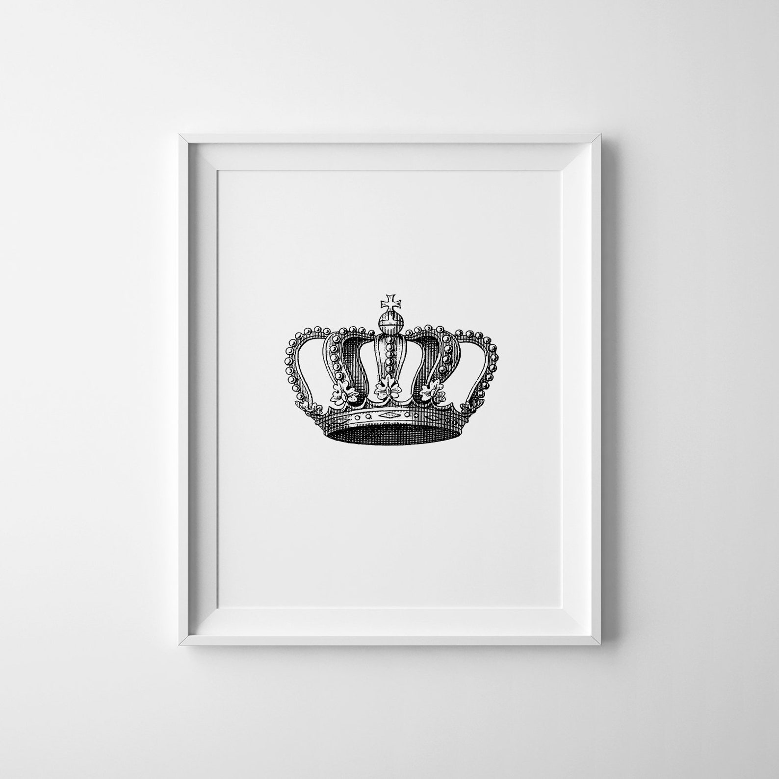 King and Queen Wall Art King and Queen Crown Above Bed Etsy