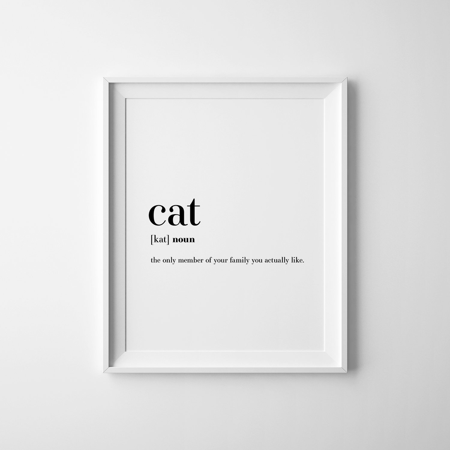 Cat Quote Print Cat Lover Gift Wall Art Cats Definition Etsy Cat Quote Print Cat Lover Gift Wall Art Cats Definition Etsy