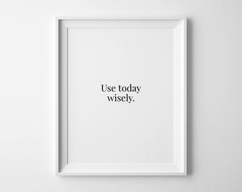 Motivational Quotes, Printable Quote, Inspiration Quote, Wise Quote, Digital Download, Inspirational Wall Art, Focus Poster