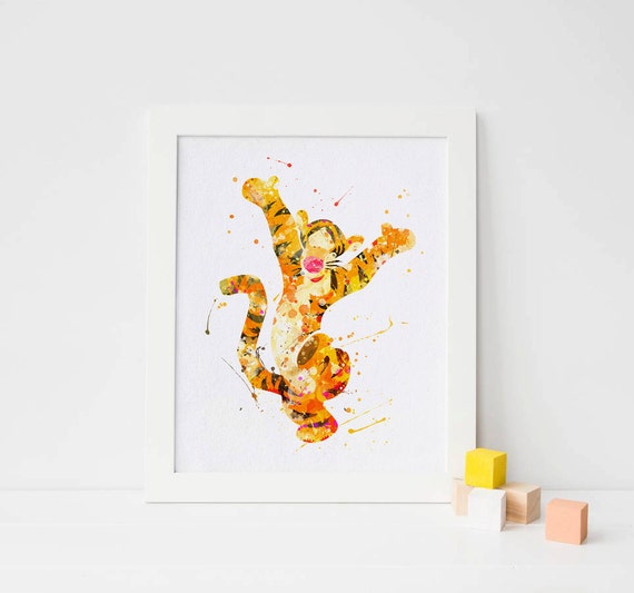 Chambre Denfant Disney Tigrou Aquarelle Winnie Lourson Etsy Chambre Denfant Disney Tigrou Aquarelle Winnie Lourson Etsy