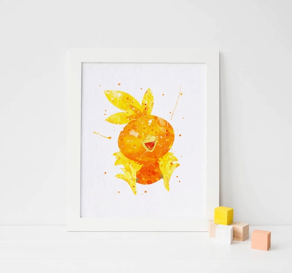 Pokemon Torchic pokemon art pokemon poster pokemon wall art pokemon print pokemon watercolor pokemon decor pokemon artwork pokemon nursery Il_570xn