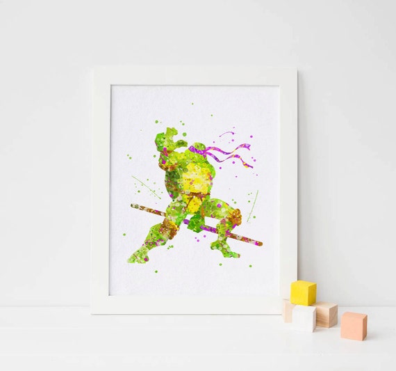 Teenage Mutant Ninja Turtle Donatello Wall Art - Teenage Mutant Ninja Turtles Wall Decor Teenage Mutant Ninja Turtle Donatello Wall Art - Teenage Mutant Ninja Turtles Wall Decor