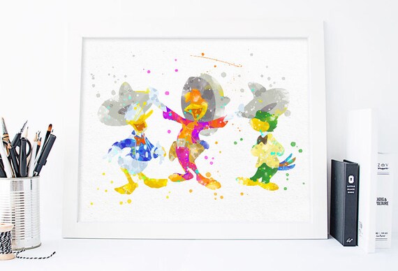 The Three Caballeros Print disney printable disney art print nursery decor nursery prints nursery wall art nursery printables nursery art Il_570xn
