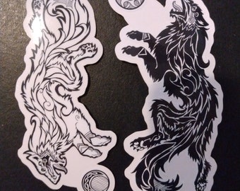 Sons of Fenrir transparent sticker