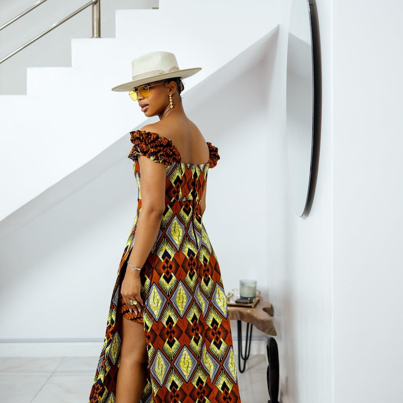 ZOE Kaftan dress & shorts set