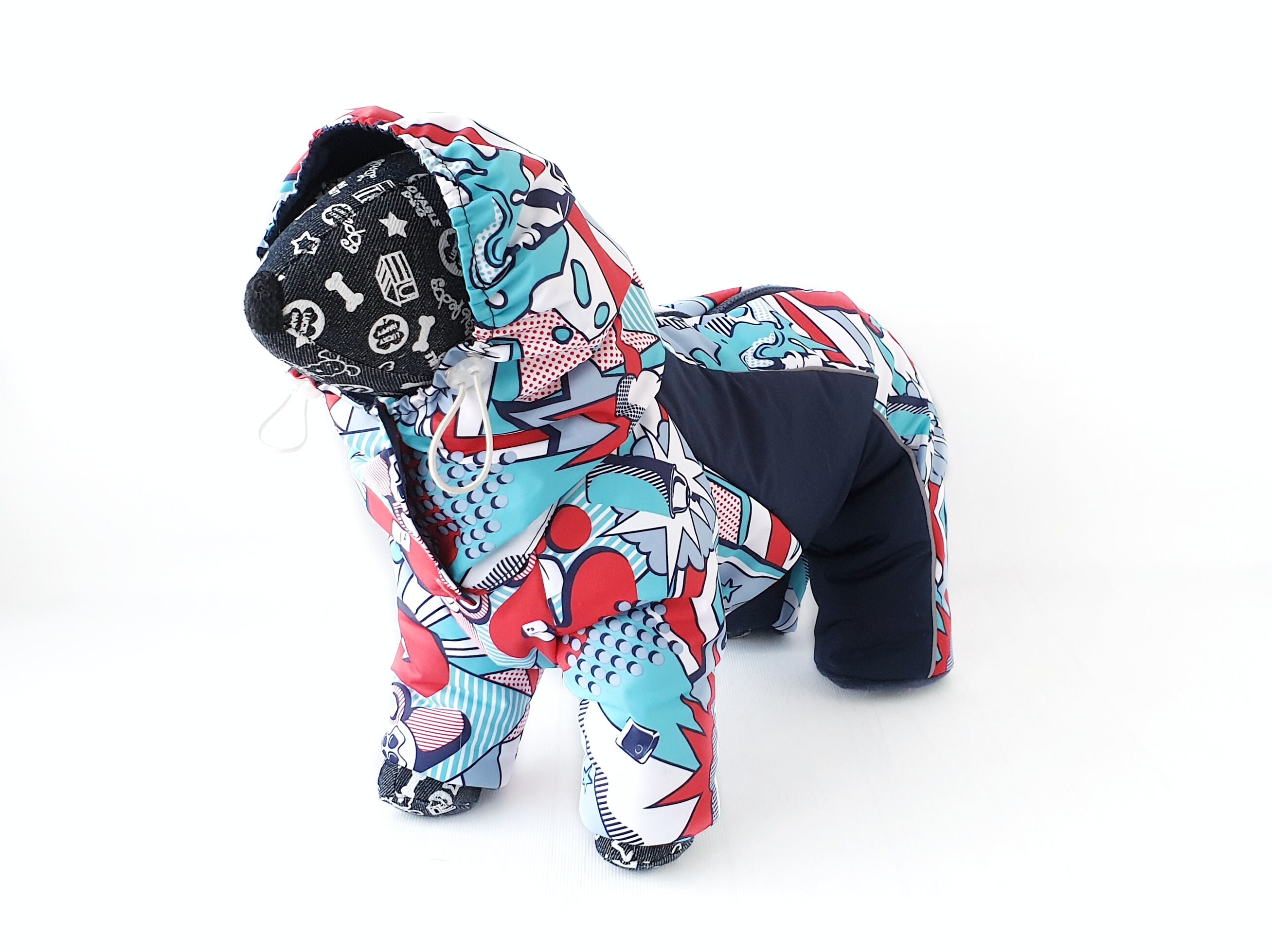 Dog overall Dog full body snowsuit Warm Dog jumpsuit Etsy