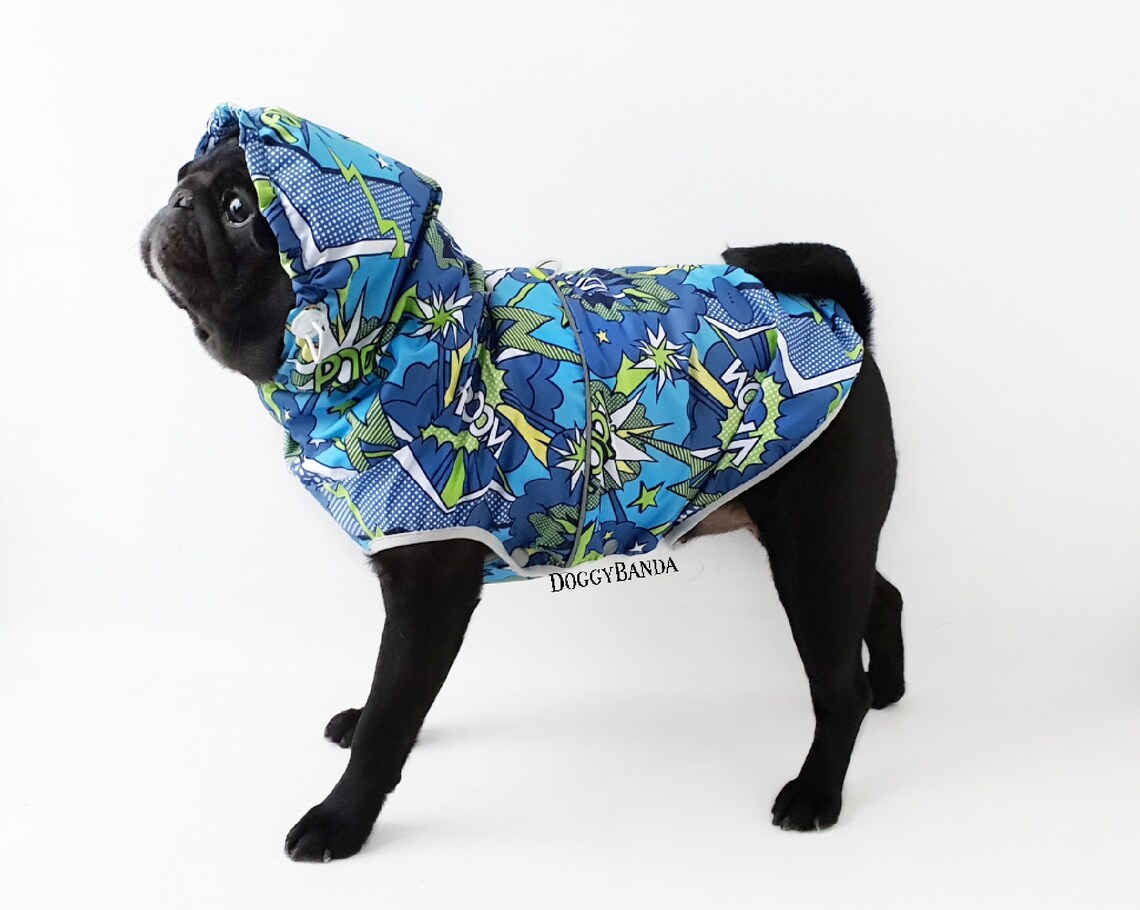 Dog raincoat pattern Waterproof dog coat with hood Etsy