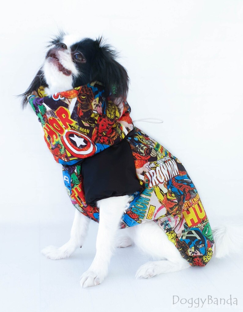 Jack russell terrier clothes Snood coat for dog Dog jacket Etsy