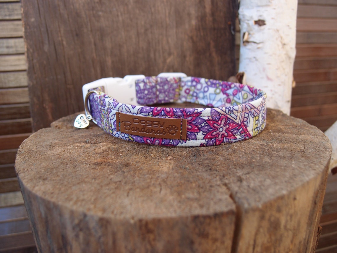 Ornament Slide On Collar Dog Bandana Female Cute Dog Bandana Etsy