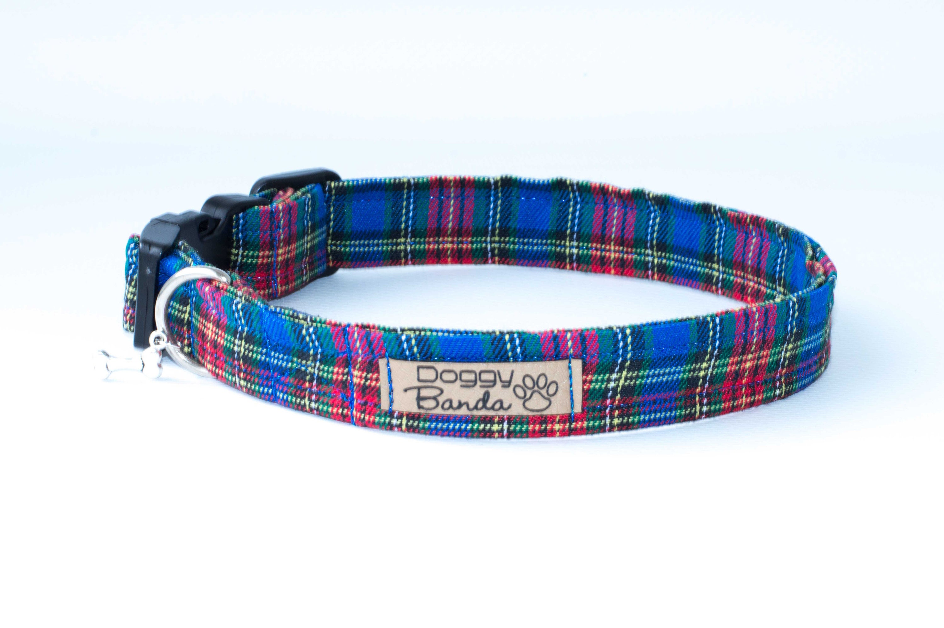 Tartan dog collar Plaid tweed dog collar Scottish Authentic Etsy