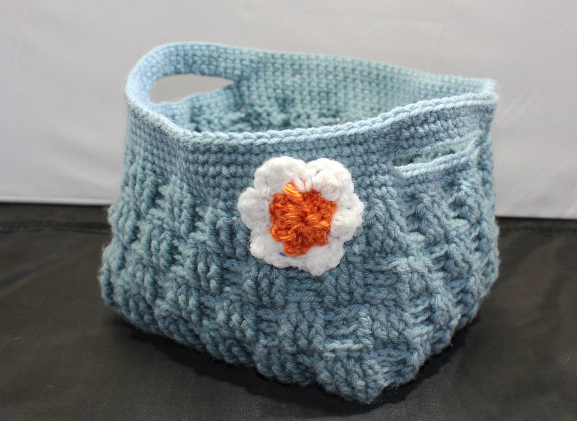 Cesta de tejido de cesta | Etsy