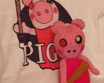 Roblox Plush Etsy - roblox piggy merch plush