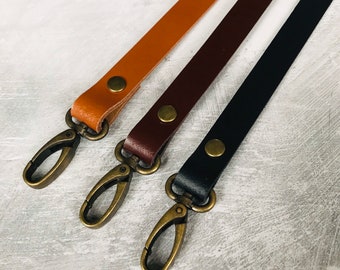 thick leather bag strap