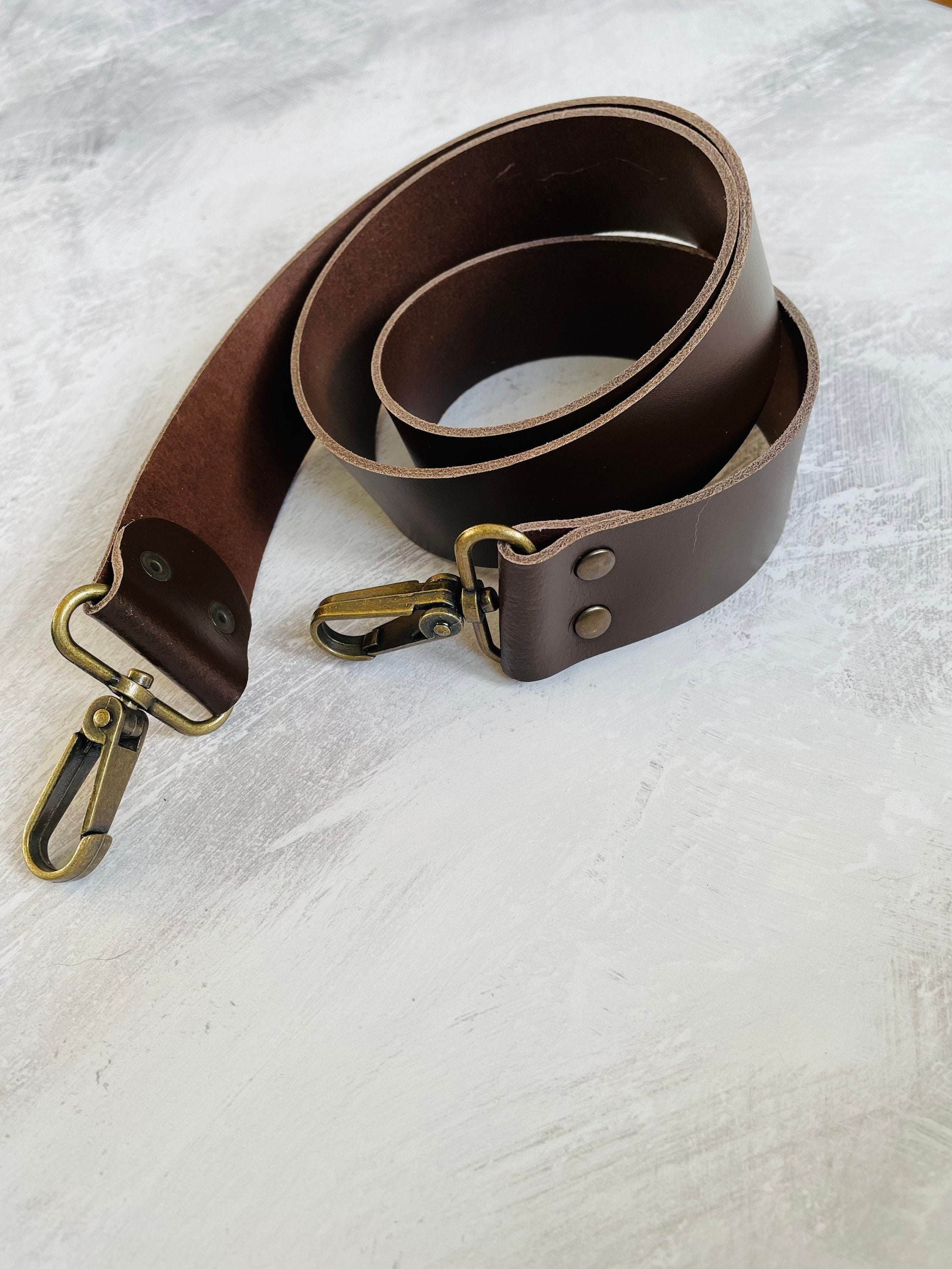 Leather Replacement Bag Strap 4cm Wide 2.5mm Thick Wide - Etsy UK