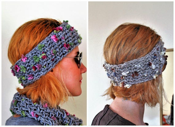Femmes Bandeau Tête Complète Housse Turban Head Wrap Cheveux Yoga Chapeau Fleur Tricot Cap