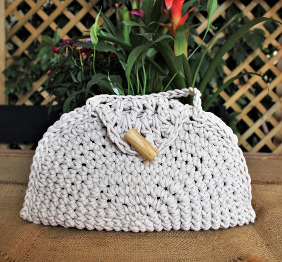 etsy crochet purse
