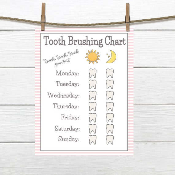 Child Tooth Chart Printable