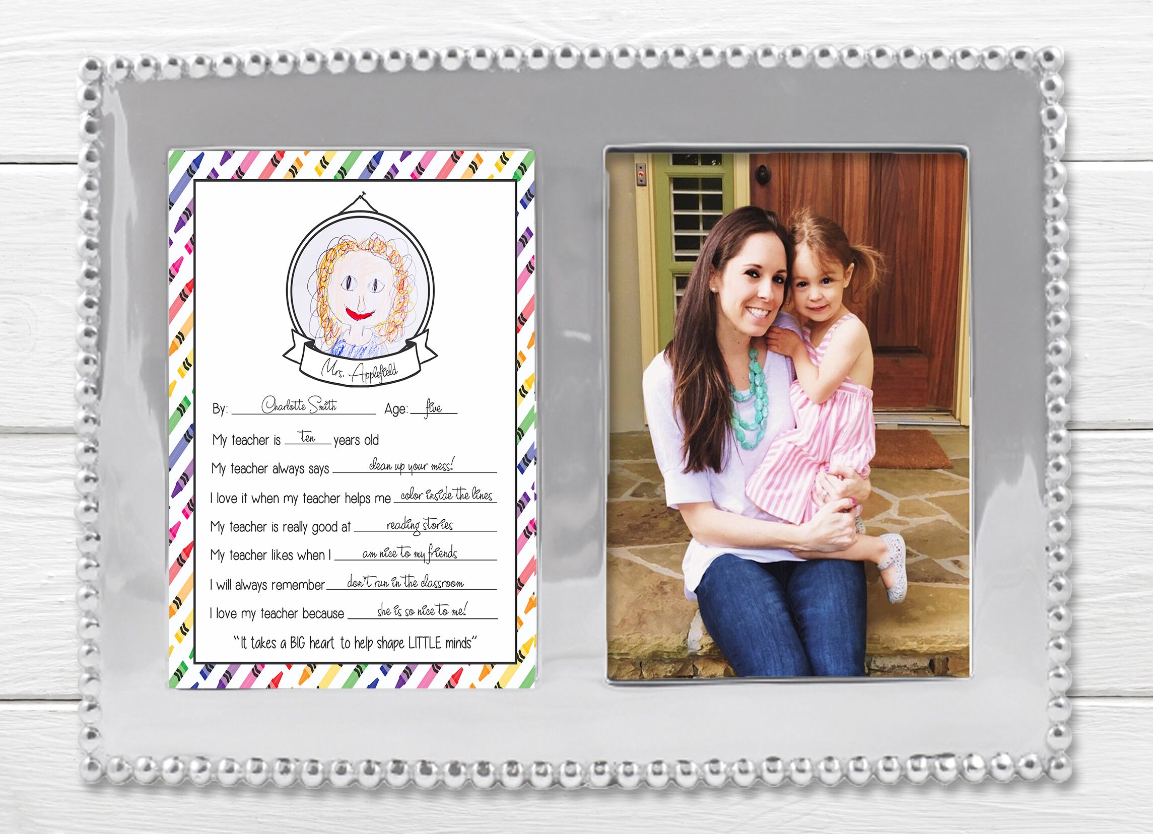Crayons All About My Teacher Teacher Appreciation Printable - Etsy