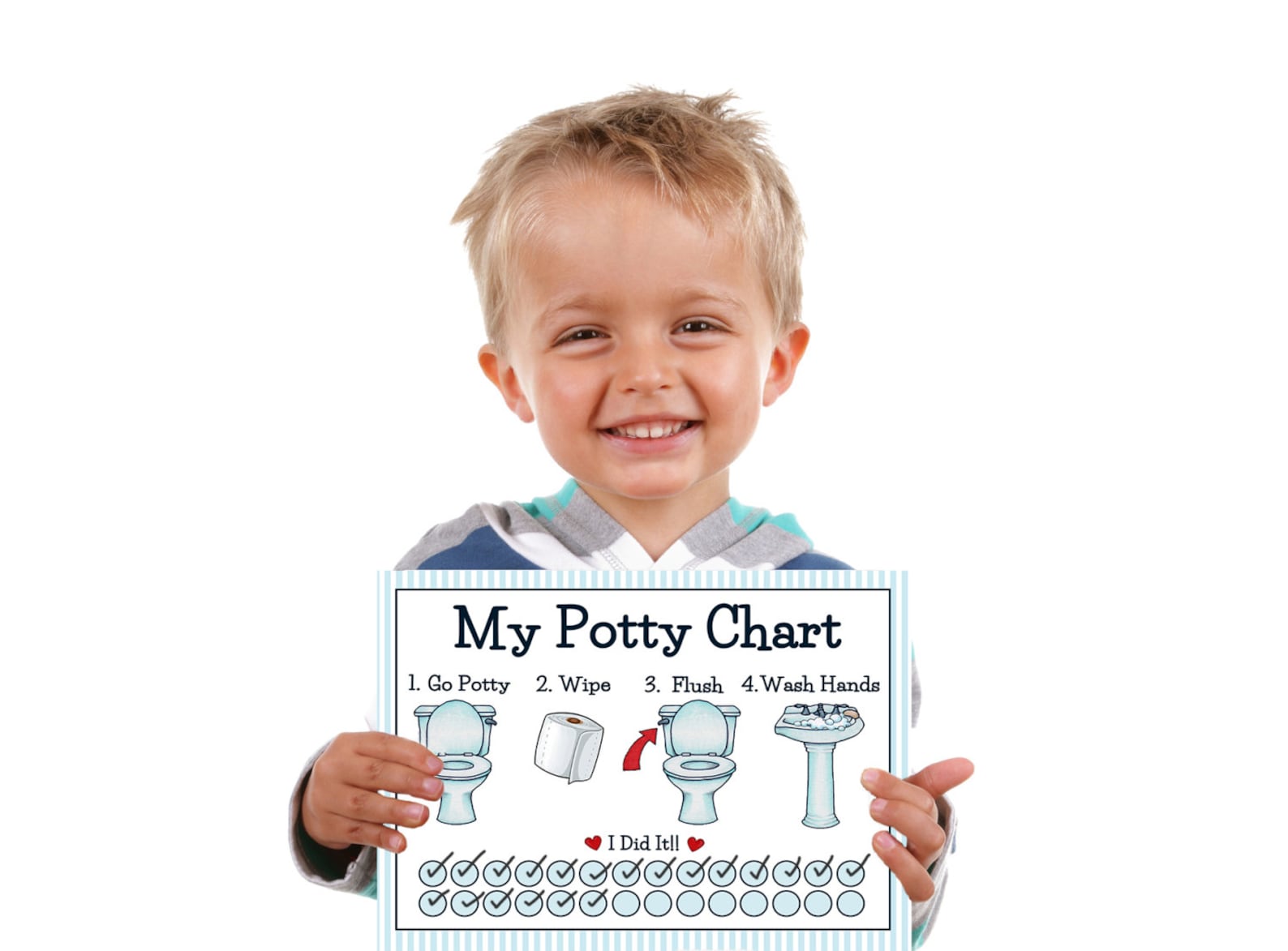 PRINTABLE BOYS POTTY Training Chart Young Child/toddler Etsy Canada