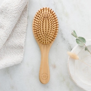 Oval Bamboo Hairbrush | Natural, Sustainable, and Gentle on Hair