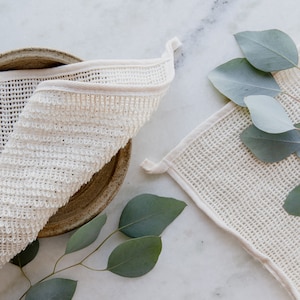 Natural Sisal Wash Cloth | Cleansing Exfoliating Face, Bath & Body Shower Cloth
