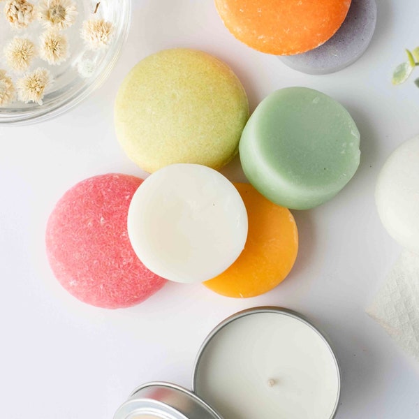 Shampoo and Conditioner Bars | Handmade, Package-free, Zero Waste Hair Care