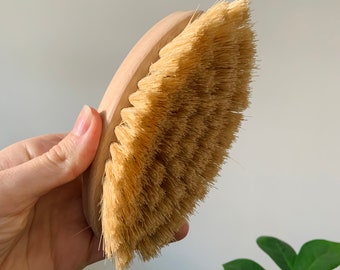 Agave & Teakwood Cleaning Brush | Plant-based, Eco Friendly, Biodegradable Kitchen, Scrubbing Brush