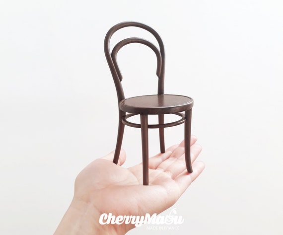 Chaise Thonet N°14 bistrot avec assise bois, 1890