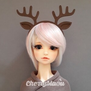 Deer headband for Lati Yellow, Lati White, Momoko, Pullip, Blythe, Dal, Yeolume, Byul, MSD, Kikipop, YoSD image 4