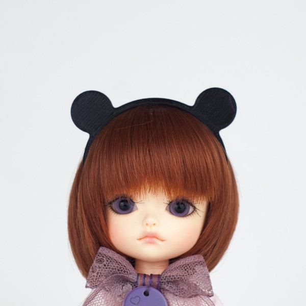 "Bear" headband for Lati Yellow, Lati White, Momoko, Pullip, Blythe, Dal, Yeolume, Byul, MSD, Kikipop, YoSD