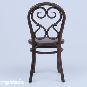 Thonet chair n4 scale 1/6 3D print miniature for diorama image 3