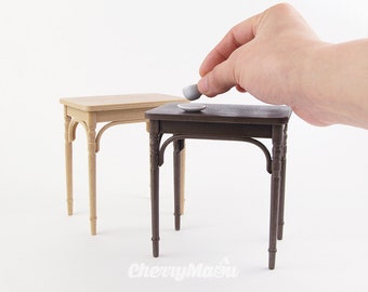 1:6 scale Thonet style table for miniature dollhouse diorama 3D printing