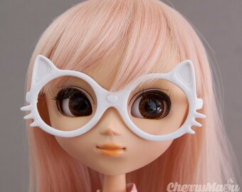 Lunettes "Maou" pour poupée Pullip, impression 3D