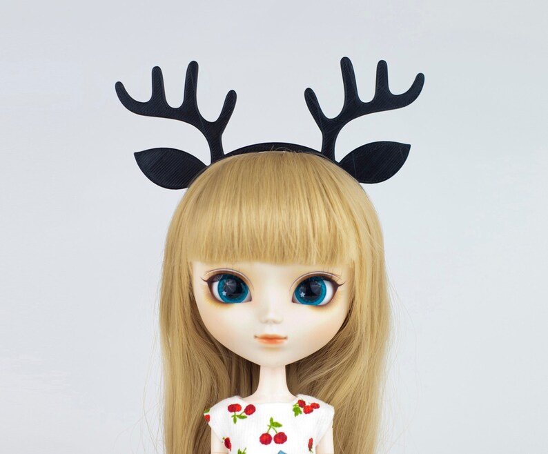 Deer headband for Lati Yellow, Lati White, Momoko, Pullip, Blythe, Dal, Yeolume, Byul, MSD, Kikipop, YoSD image 2