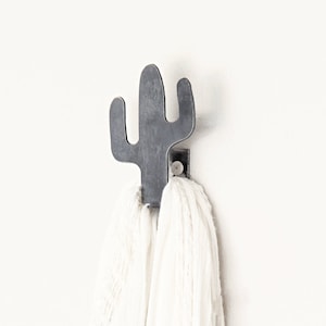 Cactus Wall Hook cactus wall hook rustic home decor organizer gift stocking stuffer gift handmade present useful gifts home organization image 1