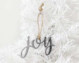 Joy Christmas Ornament |  joy Christmas ornament stocking stuffer gift hostess gift tree decorations church decor secret santa gift